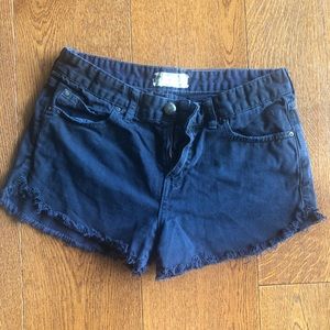 Free people denim shorts